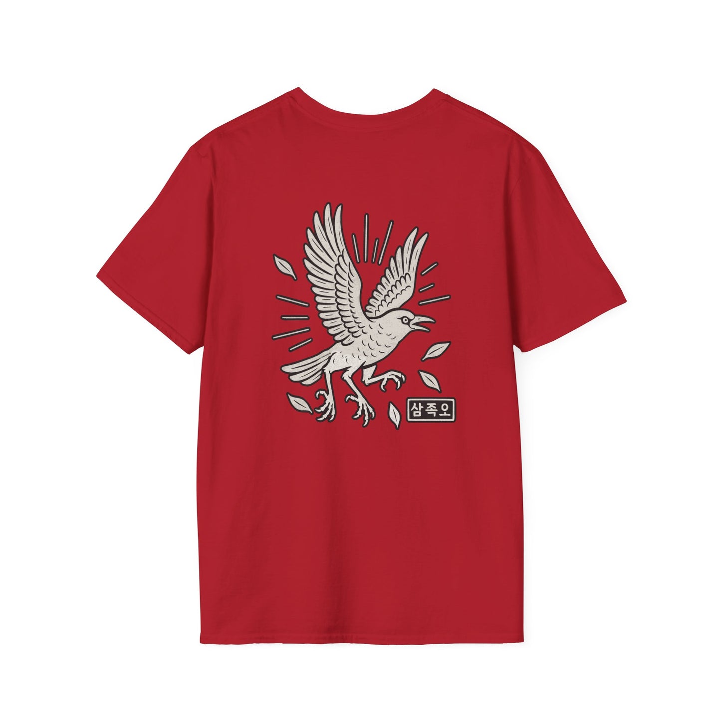 Mythikore Three Legged Crow - Unisex Softstyle Tee