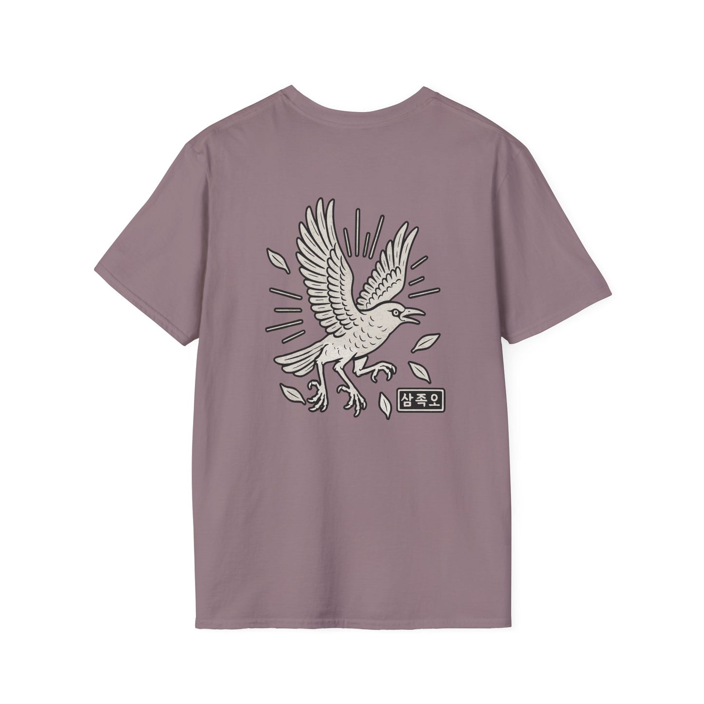 Mythikore Three Legged Crow - Unisex Softstyle Tee