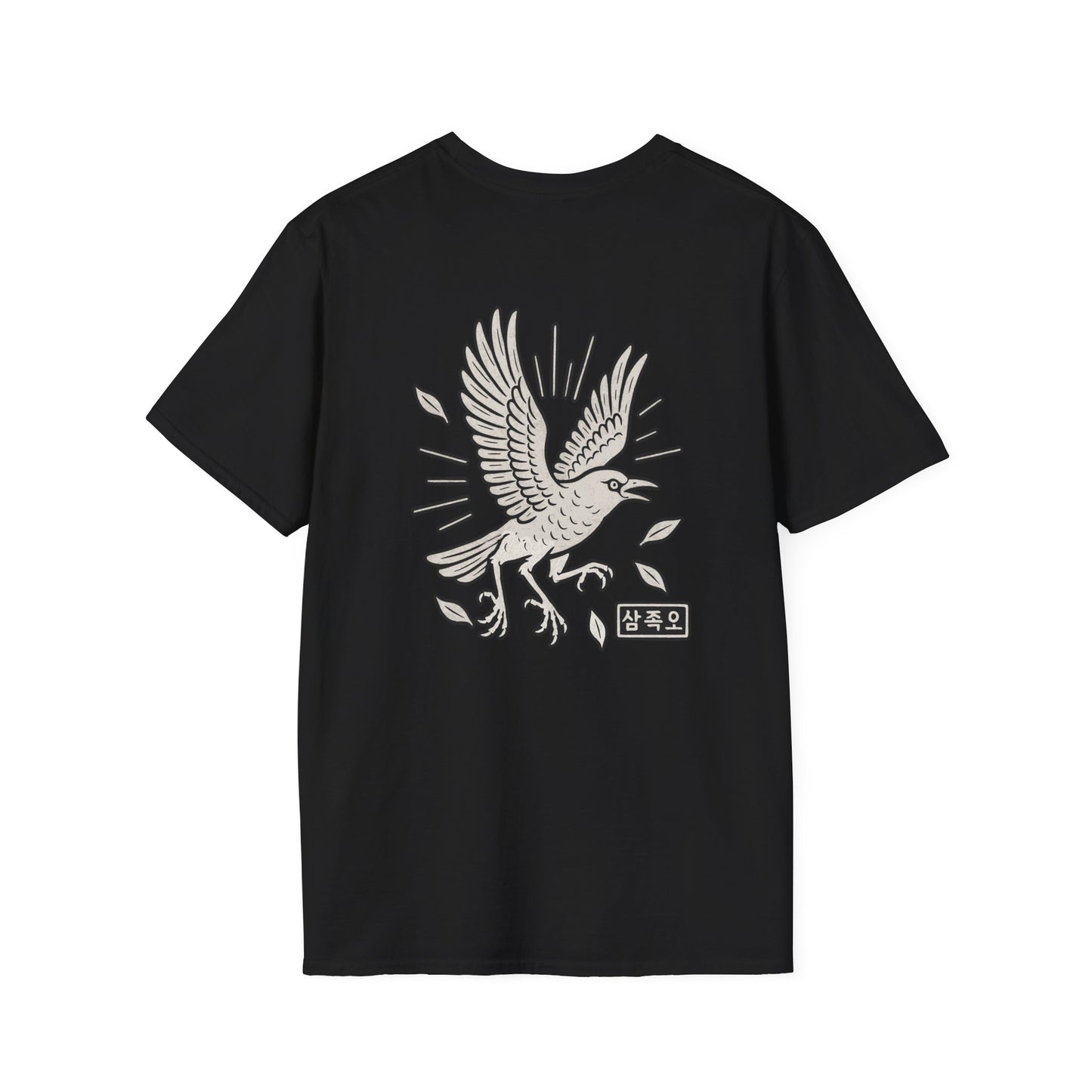 Mythikore Three Legged Crow - Unisex Softstyle Tee