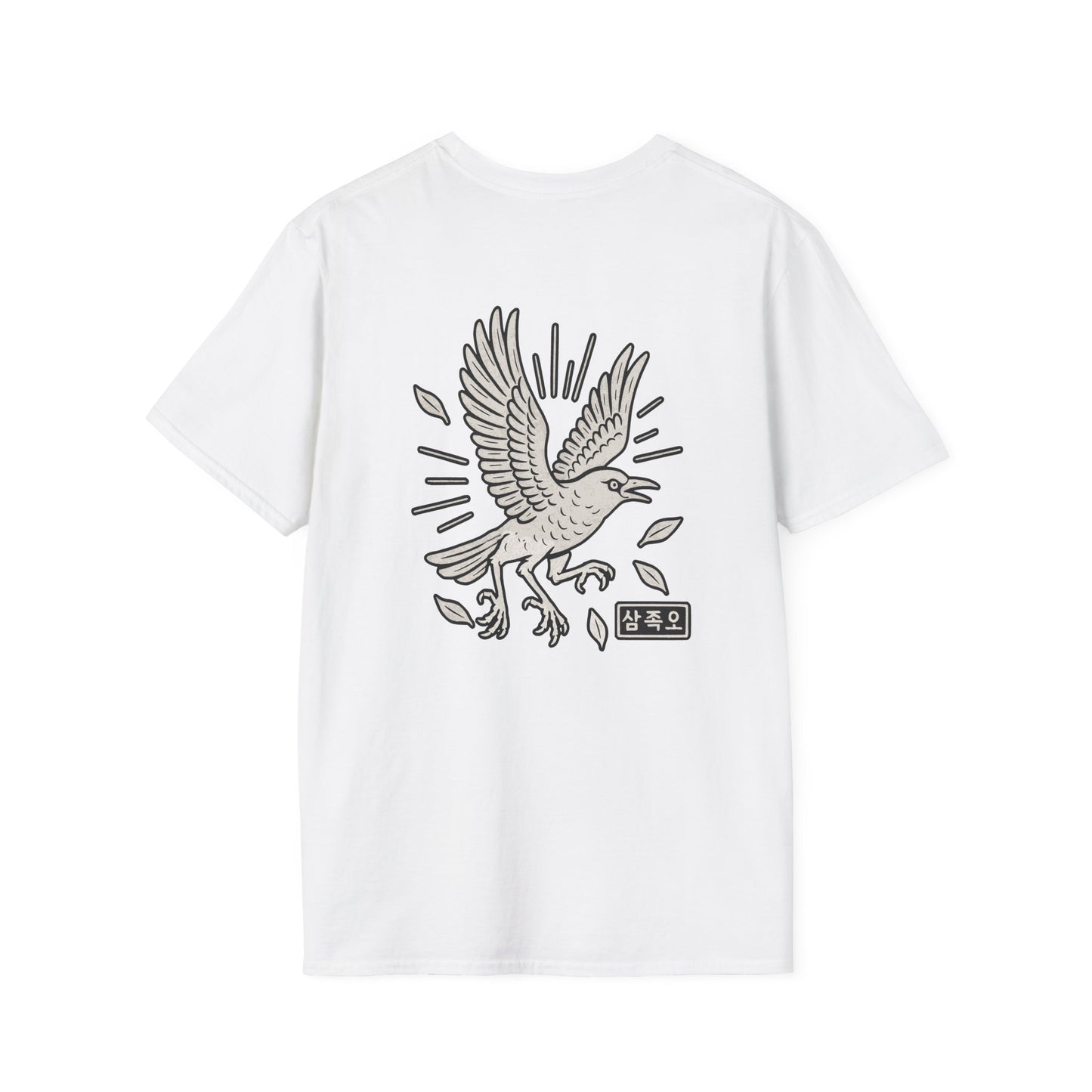 Mythikore Three Legged Crow - Unisex Softstyle Tee